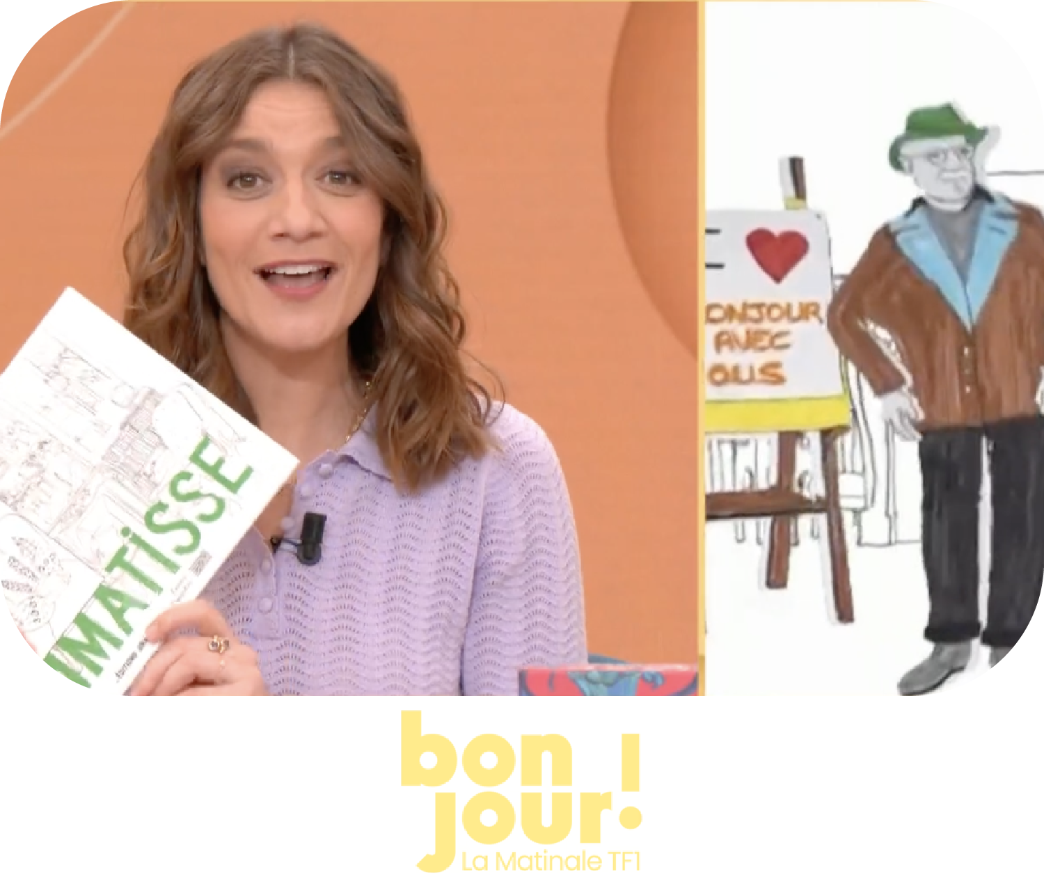 BlinkBook Matisse mis à l’honneur dans Bonjour ! La Matinale TF1