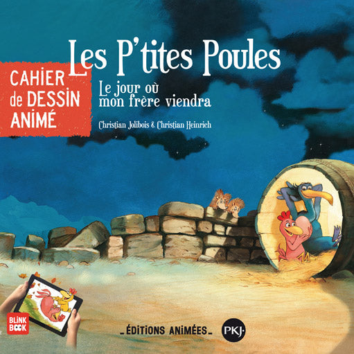 Le Cahier de Dessin Animé – Les P’tites Poules est arrivé en librairie !