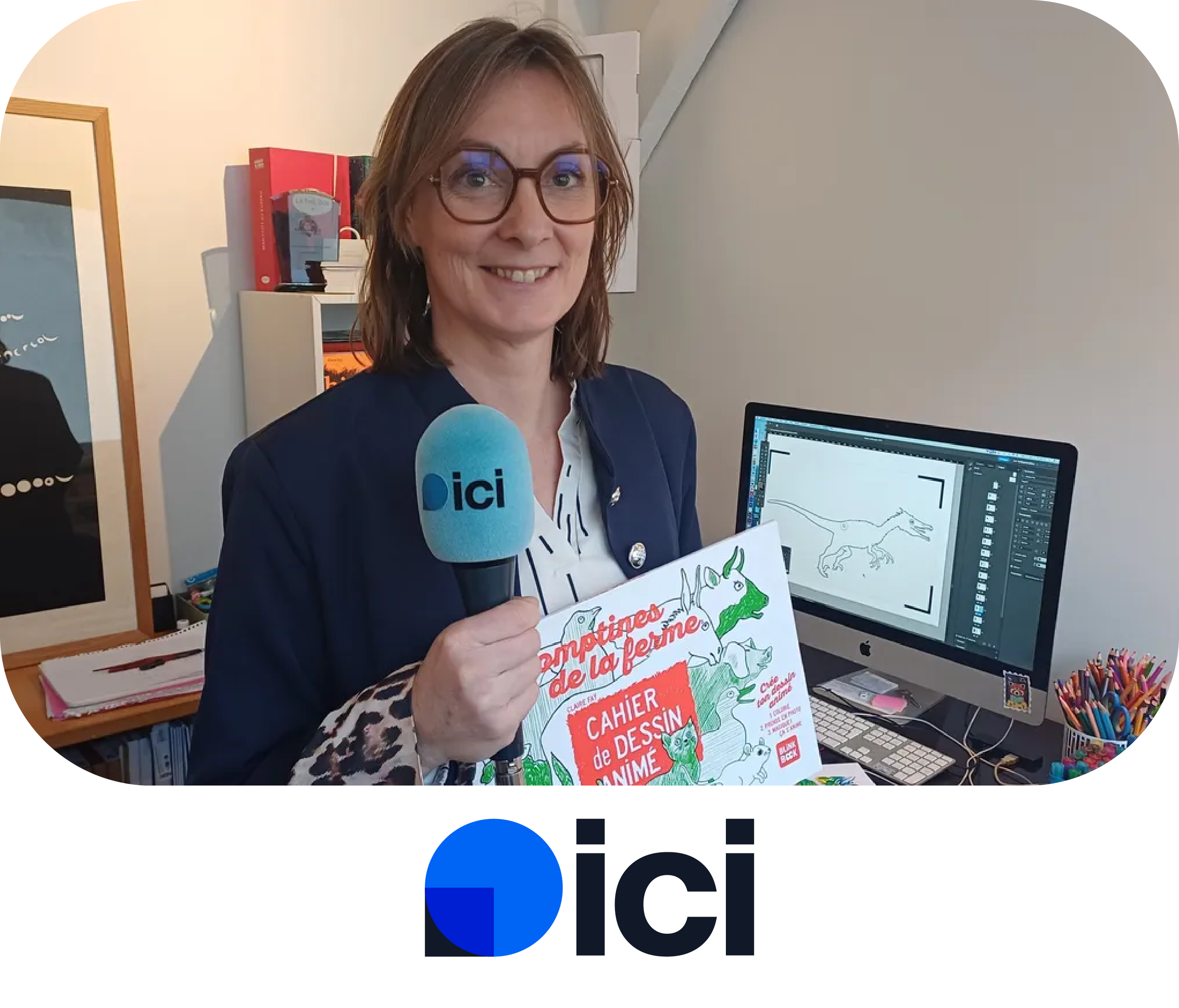 Claire Faÿ sur Ici Paris : quand les dessins d’enfants prennent vie grâce à BlinkBook