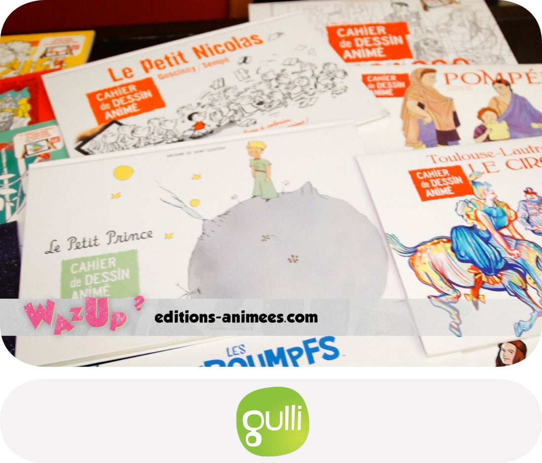 Editions Animées Blinkbook dans l'émission Wazup? sur Gulli