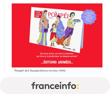 Le Cahier Animé coup de cœur de Jeanne sur France Info