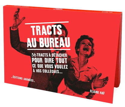 Tracts au Bureau, 56 tracts détachables pour exprimer avec humour ses pensées au bureau, inclus dans le Coffret Bureau BlinkBook.